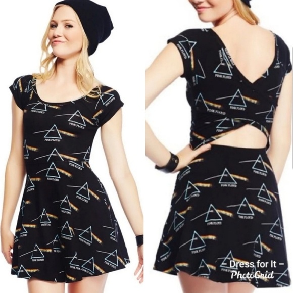 Pink Floyd Dresses & Skirts - 2/$25 Pink Floyd Dress Mini Open Back Small
